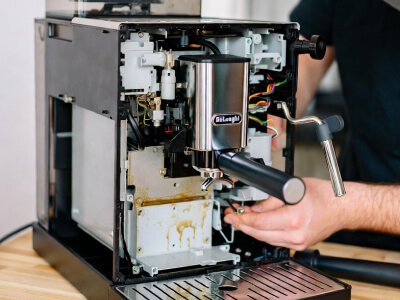 Проверка почему кофемашина DeLonghi не подает воду