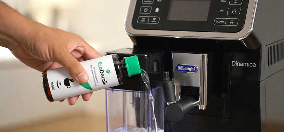 Промывка кофемашины DeLonghi Dinamica